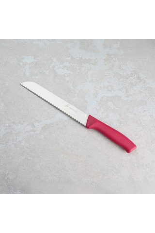 Aryıldız Rexa Tırtıklı Ekmek Bıçak Kırmızı 19 Cm Renkli