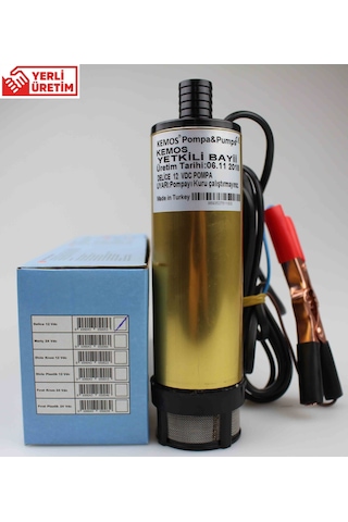Deli̇ce 12 Volt Pompa Ali̇münyum Gövdeli̇