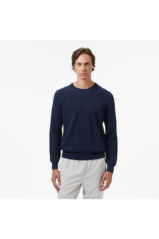 Nautica Erkek Lacivert Classic Fit Kazak Düz S57200t Lacivert