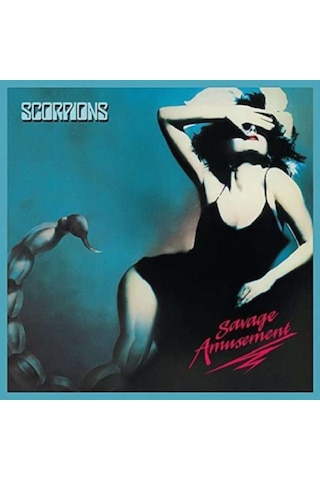 Scorpions - Savage Amusement 50th Anniversary - Transparent Curacao Vinyl / Plak