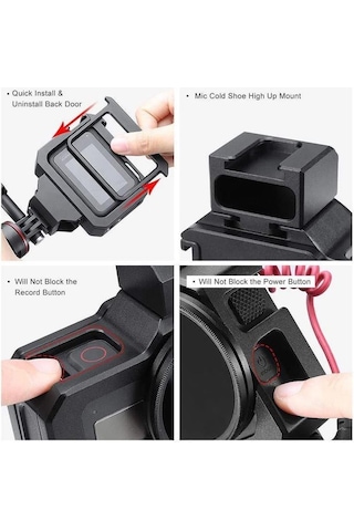 Ulanzi G8-5 Gopro Hero 8 Vlog Case Metal Çerçeve