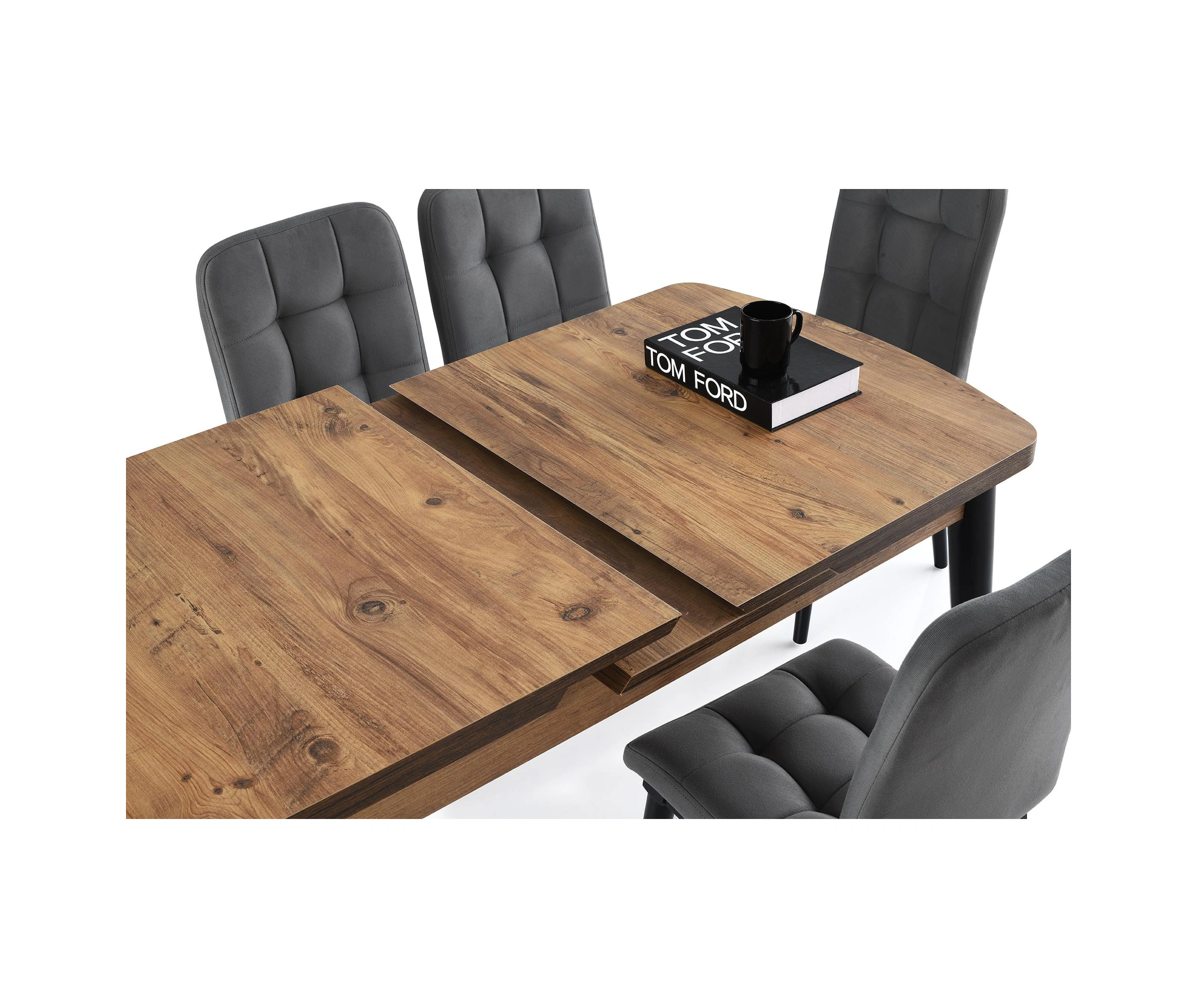 Milano Suna Banklı Mdf Mutfak Masa Sandalye Takımı 60x100 Çam