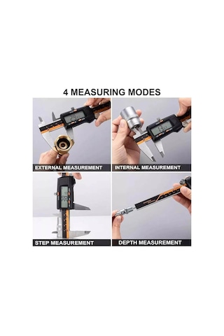 150 X 0.01 Mm Dijital Kumpas Paslanmaz Çelik Elektronik Hassas Büyük Ekranlı Kumpas
