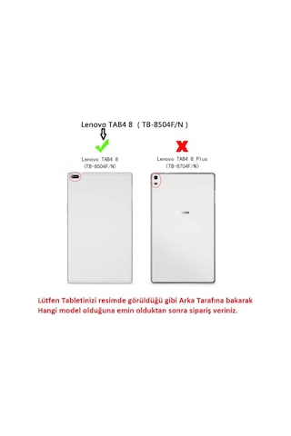 Duxweel Lenovo Tab 4 8 (Tb-8504) Standli Ultra Ince Deri Kilif 227091165 - Renk / Kirmizi