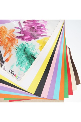 Ollyart Fon Kartonlu Sanatsal Resim Blok 35X50 Cm.