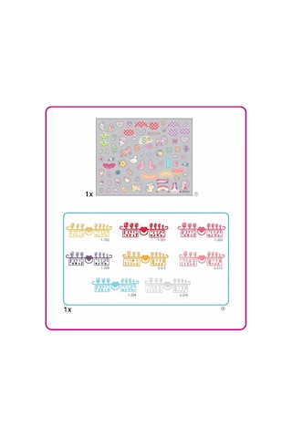 35059 Aquabeads Kalpler Ve Kurdeleler - Yedek Tırnak Paketi +4 Yaş