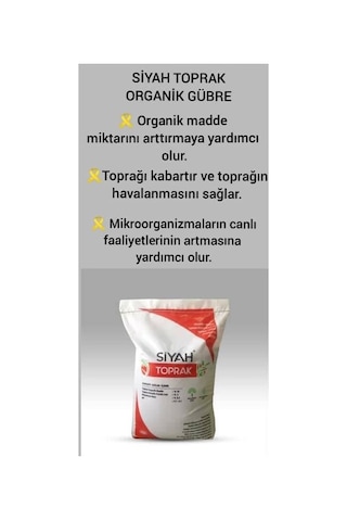 Siyah Toprak Düzenleyici Orgomineral Gübre 20 KG Çuval