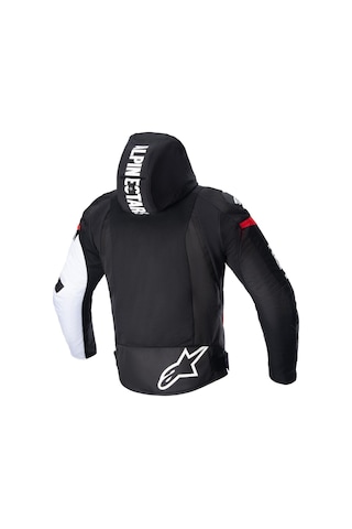 Alpinestars Zaca Air Yazlık Korumalı Motosiklet Montu Siyah Beyaz Kırmızı