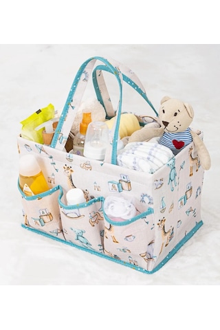 Baby Bebek Bakım Çantası Çok Gözlü Organizer Mavi