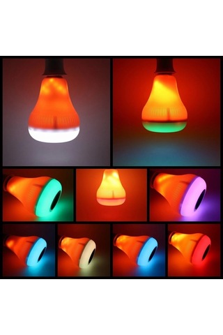 Kumandalı Bluetooth Hoparlör Ampul Ld-37 5365