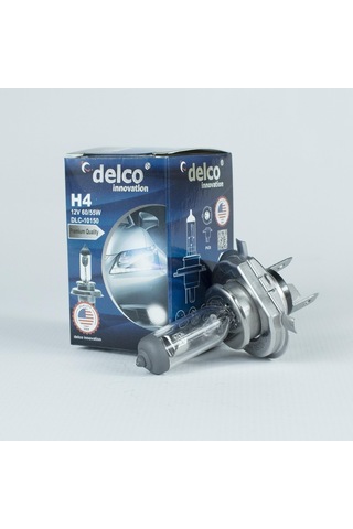 Delco U.s.a H4 +%30 Fazla Işık 12 Volt H4 43t Far Ampulü 60/55w