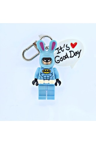 Batman Bunny Suit Tavşan Kostümlü Batman Figürlü Charm Anahtarl