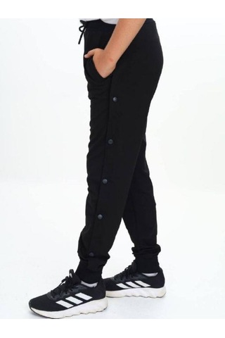 Çocuk Yanları Çıtçıtlı Paçaları Lastikli Eşofman Altı-14806 Siyah