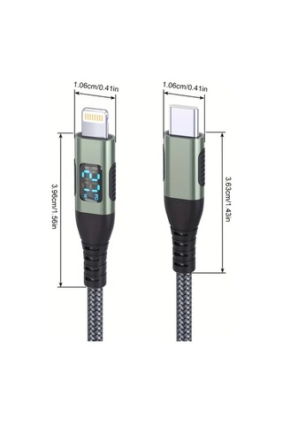 Brightnova Usb C Lightning Kablosu 5 Adet Mavi Mavi Yeşil Yeşil Kırmızı 1m 3 3ft 39inch Hızlı Şarj İphone 14 13 12 11 X Xs Xr 8 Plus İpad Uyumlu