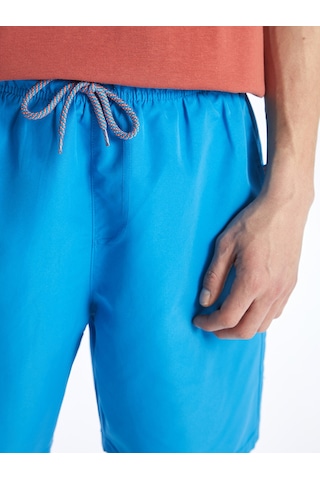 Lcwaıkıkı Classic Mavi Kısa Boy Basic Erkek Deniz Şortu