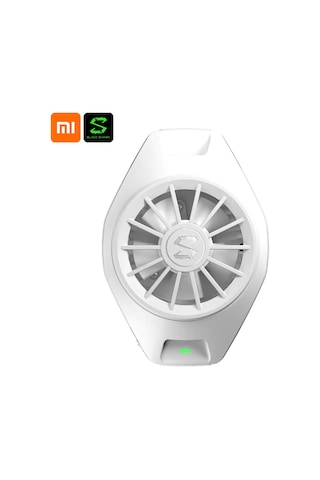 Reedark Xiaomi Black Shark Beyaz Telefon Soğutucu Klipsi - 67-88mm Uyumlu, 30db Düşük Gürültü, Type-c Arayüzlü Mini Radyatör