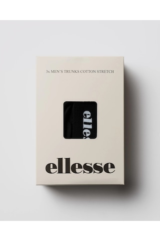 Ellesse 3lü Erkek Boxer 6sm9002-bk Siyah
