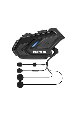 Nukrotech Nukro M2 Bluetooth Intercom Seti Siyah