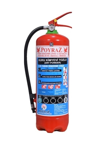 Yangın Söndürme Tüpü Abc Tozlu 6 KG - 2023 Üretim 2027 Tekrar Dolum
