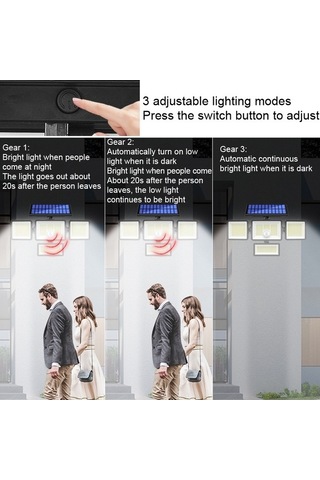 Pazly Ty12101 Sokak Led Lambası Lambası Işığı İnsan İndüksiyon Güneş Garaj Ev Enerjili Duvar Cbtx Bahçe Aydınlatma Avlu Açık 208 Vc