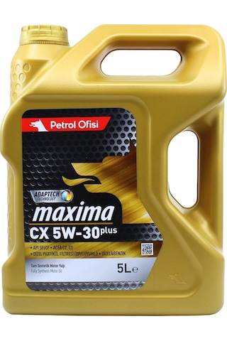 Petrol Ofisi Motor Yağı 5w30 Cx 5lt Partiküllü