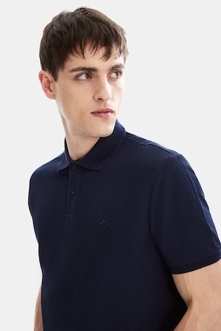 Backandbond Koyu Lacivert Regular Fit Örme Polo Yaka Tişört