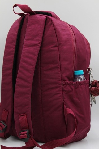 Özel Diagonel Kumaş Okul Sırt Çantası 1700 Bordo Bordo Bordo