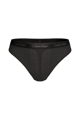 Calvin Klein Kadın Siyah Logo Detaylı Tanga-14825
