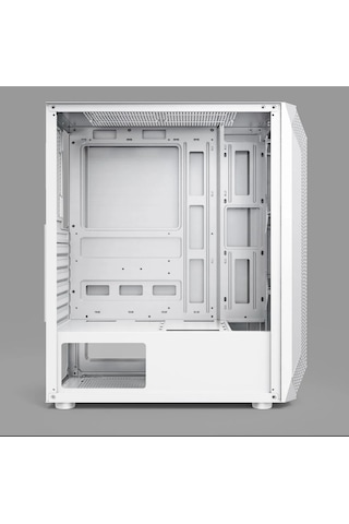 Power Boost VK-P1882BW 650 W 80 PLUS USB 3.0 ATX Mesh Rainbow Mid Tower Bilgisayar Kasası