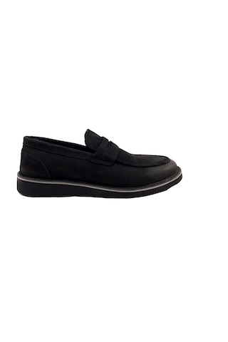 Castle Black 31277-2 Siyah Nubuk Deri Günlük Erkek Casual Ayakkabı Siyah