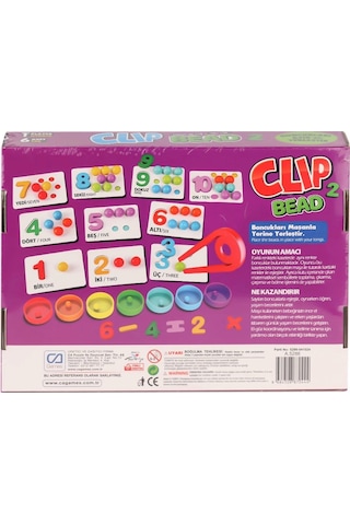 Capls-5286 Clip Bead Kutu Oyunu -ca Games