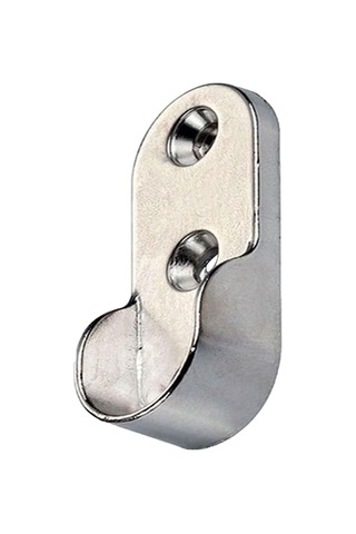 Lexroo Askı Flanşı Oval Dolap Elbise Askı Aparatı Krom 30 Mm 2 Adet Çok Renkli