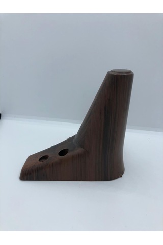 Karakoçaksesuar Plastik, 12x12x12 Cm Zirve,Ceviz Koltuk,Baza,Mobilya Ayağı (4Adt)