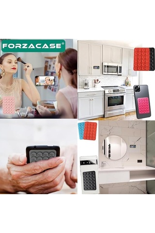 Silikon Telefon Tutucu Ped, Renkli Kare Tasarım, Otomobil İle Uyumlu Telefon Sabitleyici, Ultra Güçlü Vantuzlu Beya Diğer