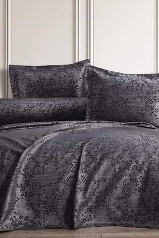 Burçak 2 Parça Tek Kişilik Pike Takımı 180x240 Antrasit Antrasit