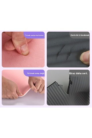 Erkek Ve Kadın Zindeliğinki Mor Yoga Mor