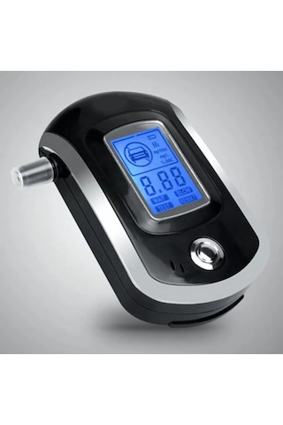 AT6000 150  Yedek Ağızlıklı Dijital Alkolmetre Promil Ölçme Cihazı