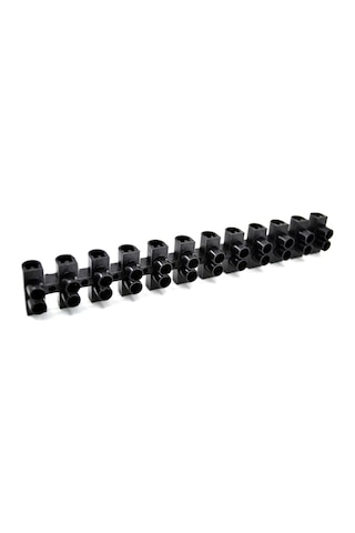 10 Adet No4 Siyah Sıra Klemens Maks. 6mm² Kabloya Kadar