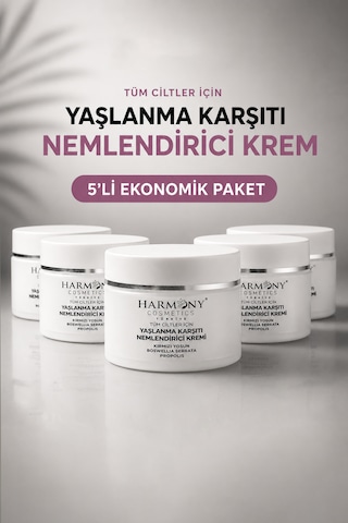 Yoğun Nemlendirici Bakım Kremi 5'li Ekonomik Paket 5x50 Ml Yoğun Nemlendirici Bakım Kremi 5'li Ekonomik Paket 5x50 Ml