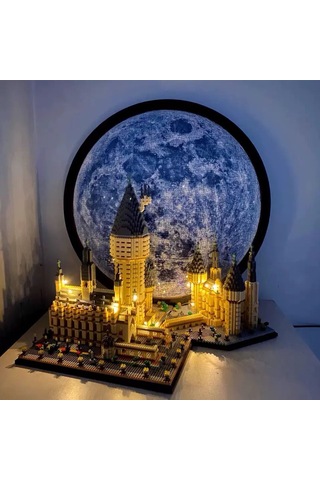 Xiyyadms Uzay Tema 1000 Parça Dıy Puzzle - Zeka Geliştirici Ev Dekoru - 67.6cm Çaplı Duvar Resmi