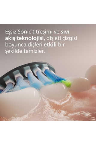 Philips HX9042/88 Sonicare Premium Plak Savunması 2'li Diş Fırçası Başlığı Siyah