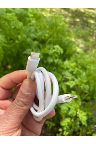 İphone Uyumlu Qc3.0 Pd 25w Hızlı Şarj Aleti Type-c To Type-c Kablo Set Beyaz Yerli Üretim