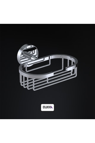 Duxxa Natura Rozetli Oval Tel Sabunluk A.1109 Krom