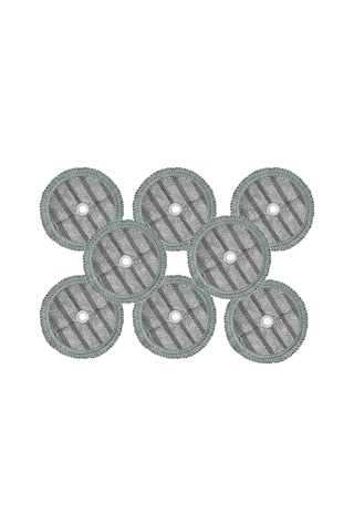 Crackedice Lg Buharlı Paspas Aksesuarları İçin 8 Adet Mop Ped Temizleme Bezi