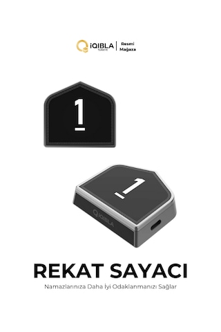 Iqibla Smart Salat Counter SC01 - Rekat Sayacı Siyah