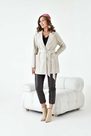 Ftz Kadın Deri Ceket Beige 30917-beige Bej