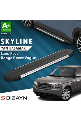 S-dizayn Land Rover Range Rover Vogue 2 Skyline Krom Yan Basamak 183 Cm 2002-2012 A+ Kalite