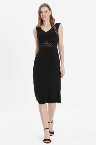 Selen Kadın Elbise 25ysl7584 Siyah