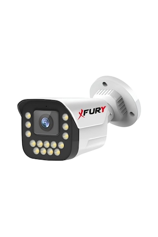 Fury 15 Warm Led Gece Renkli Görüntü Güvenlik Kamerası Dış Mekan Su Geçirmez
