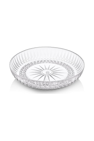 Cam Deposu - Cam Kase - 24 Cm - Meyvelik - Salata Kasesi Sku: Smg8690010541840 Açık Mavi